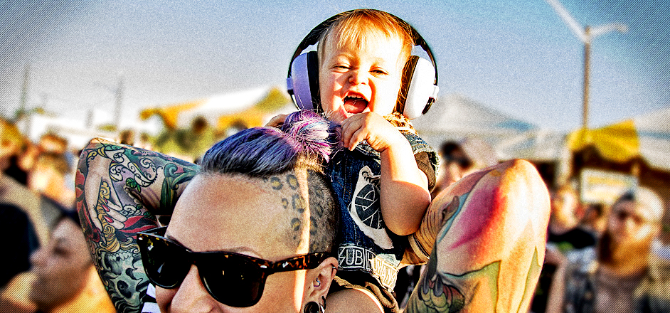 being a parent is the new punk rovck riot fest denver 2016 rooster magazine
