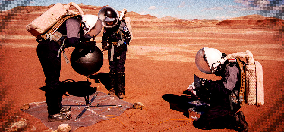photo - simulated mars mission