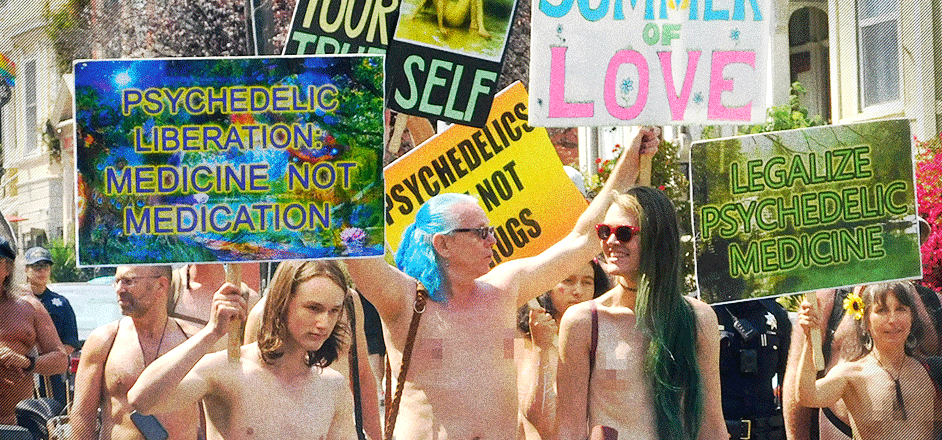 photo - nude psychedelic parade - San Francisco