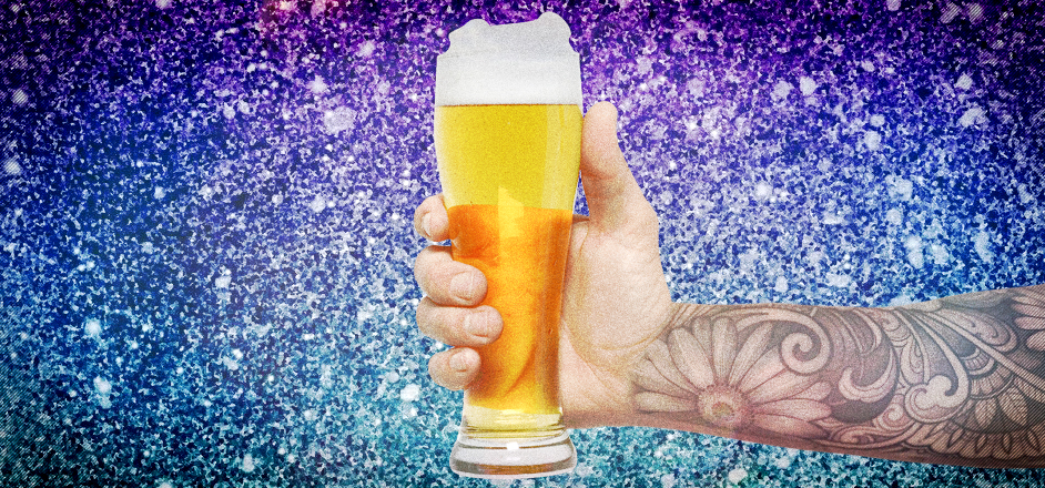 whats the deal with glitter beer