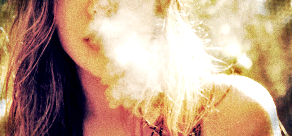 women smoking weed on instagram