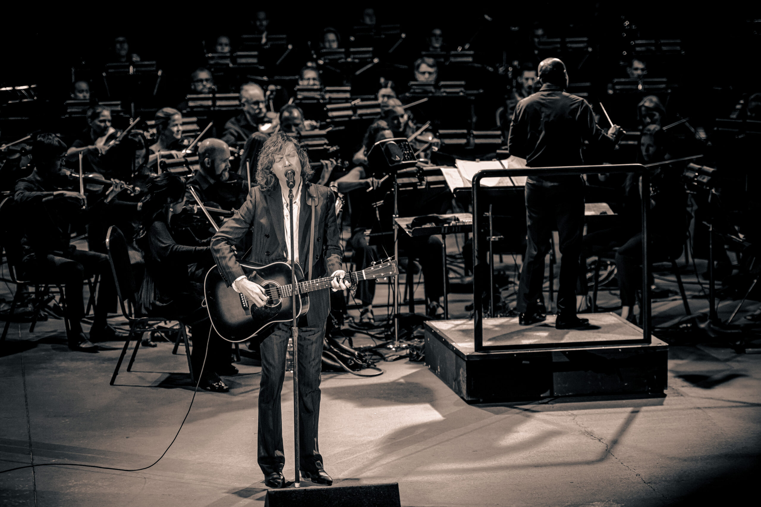 Beck performing with the Colorado Symphony at Red Rocks in Morrison, CO